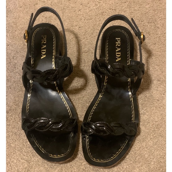 Prada Calzature Donna Vernice sandals - Picture 1 of 12
